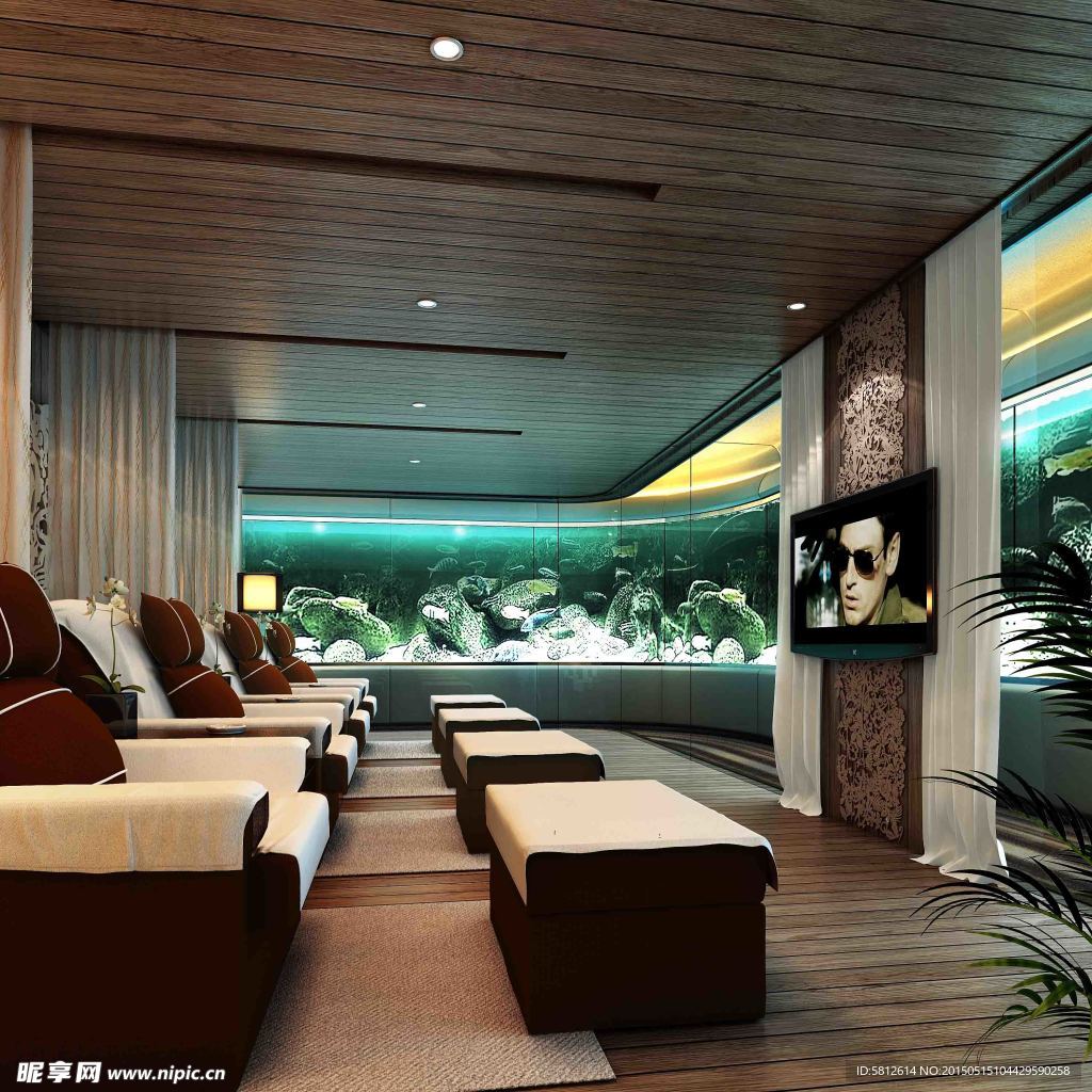 足浴中心室内设计效果图