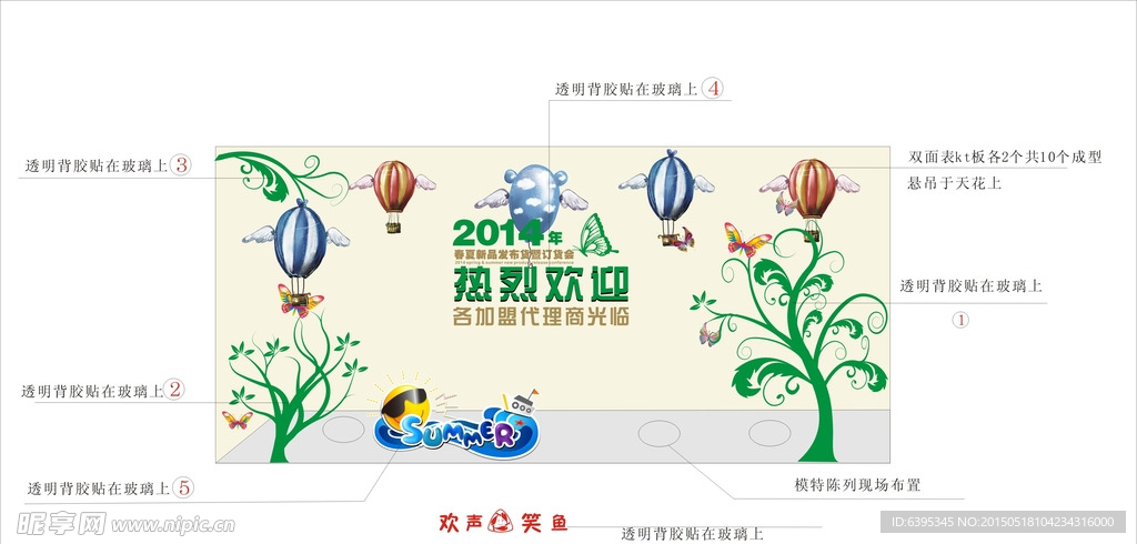 订货会 橱窗背景