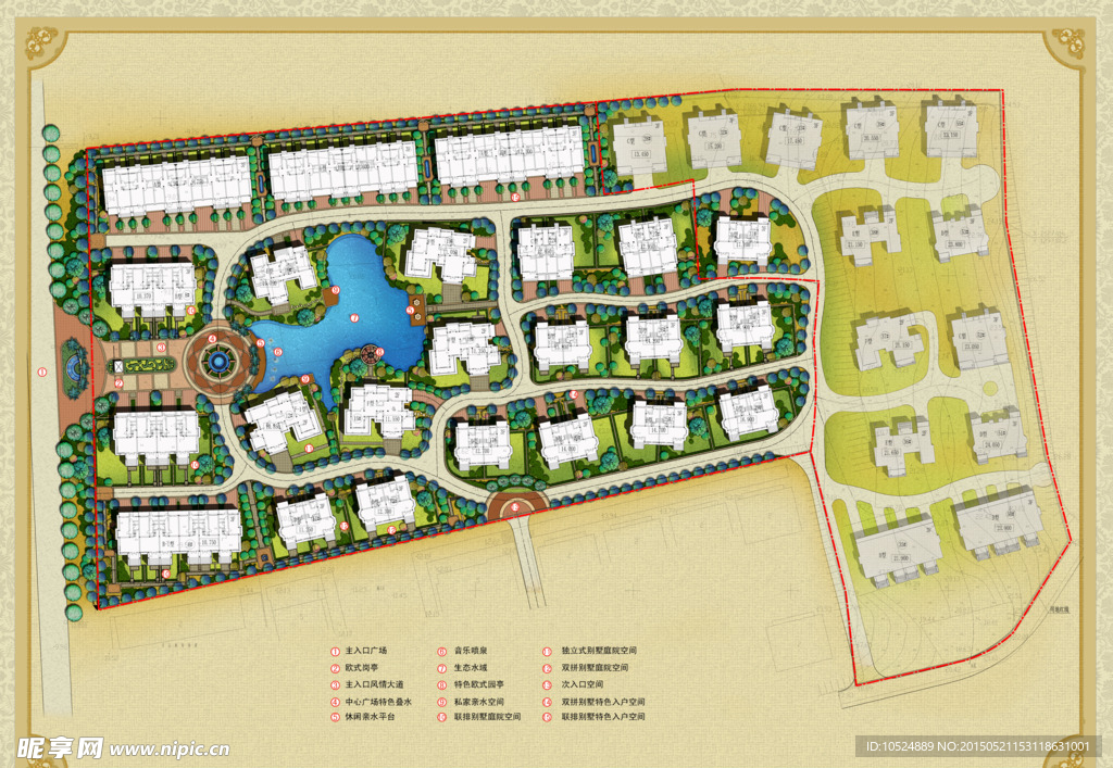 小区平面景观设计图