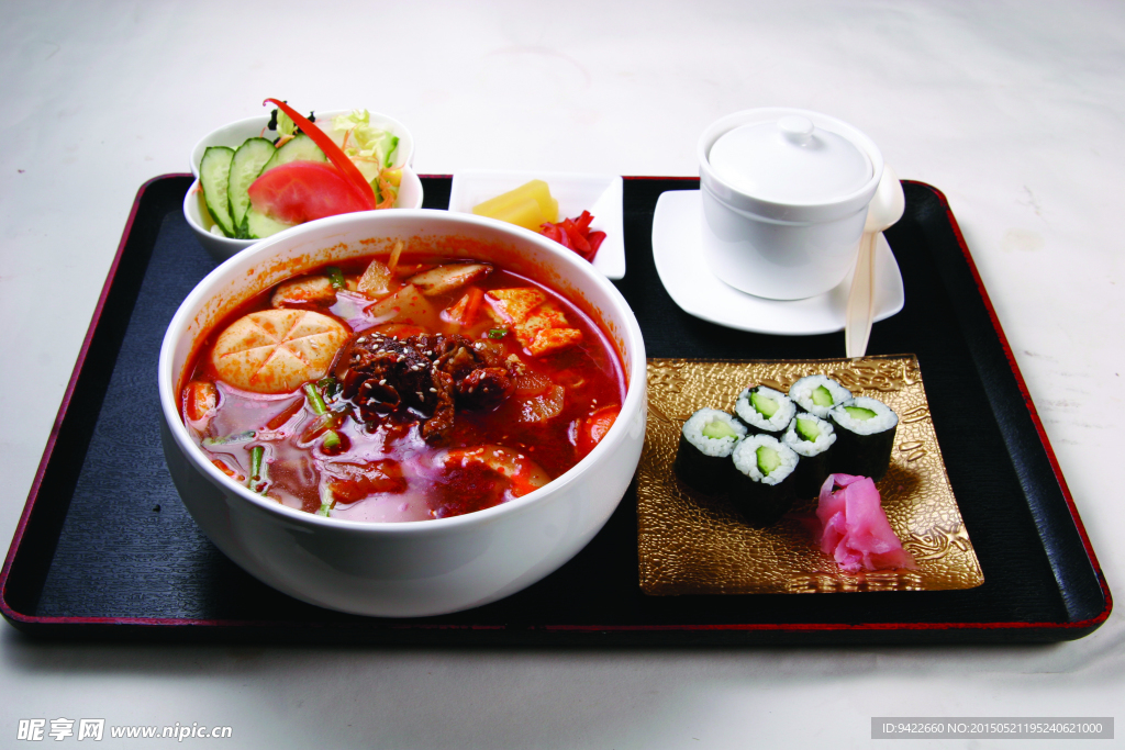 微辣牛小排拉面套餐