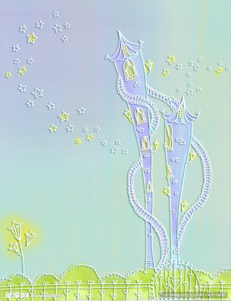 手绘儿童创意画