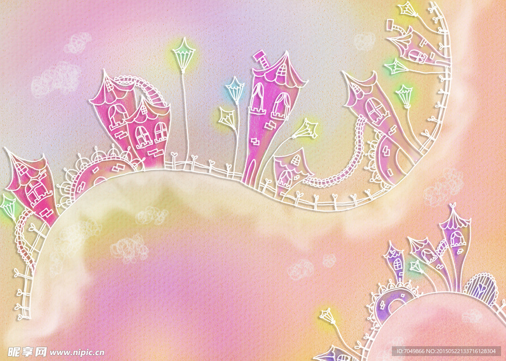 手绘儿童创意画