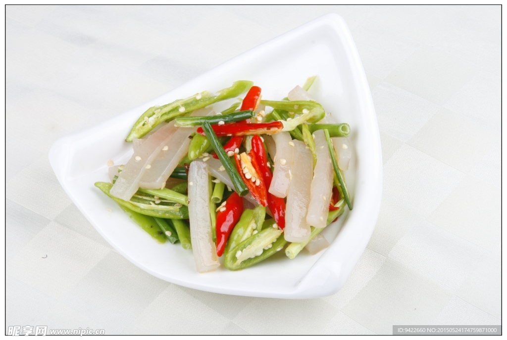 尖椒拌鲜鱿不要