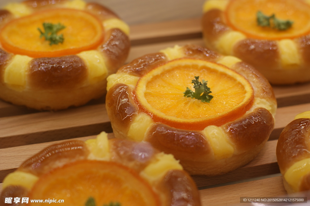 香橙面包