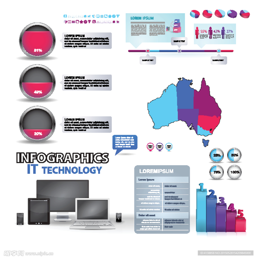 展板设计矢量图