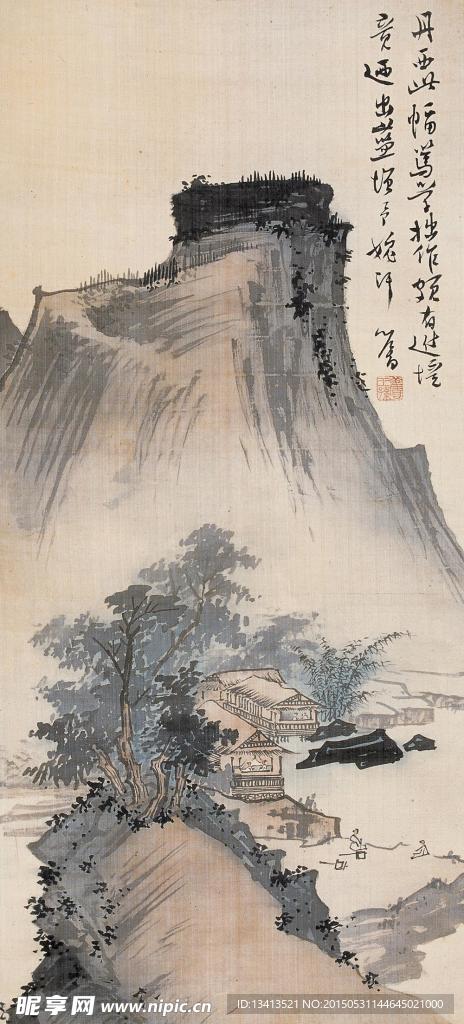 仿古山水