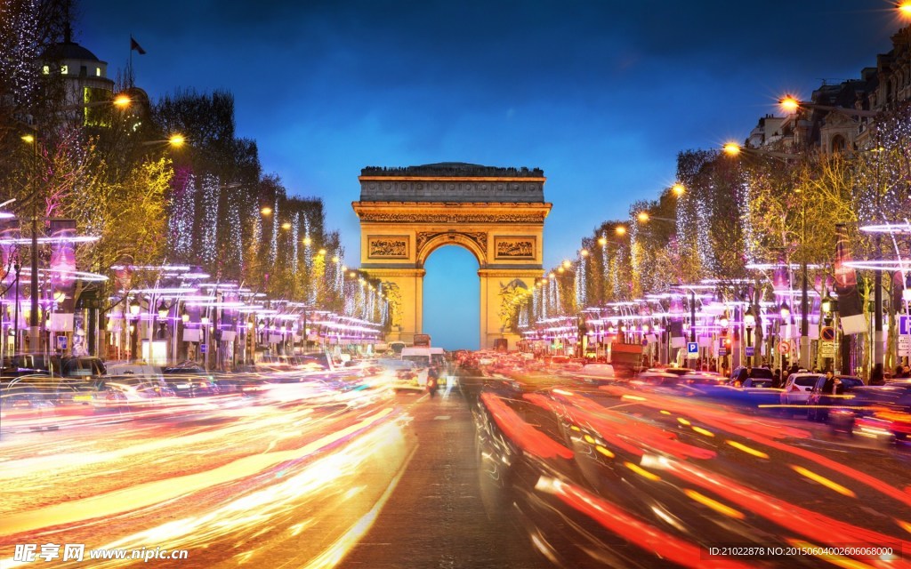 法国巴黎凯旋门