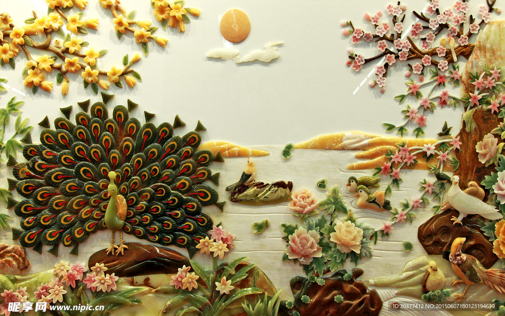 3D 立体 高清 电视 背景