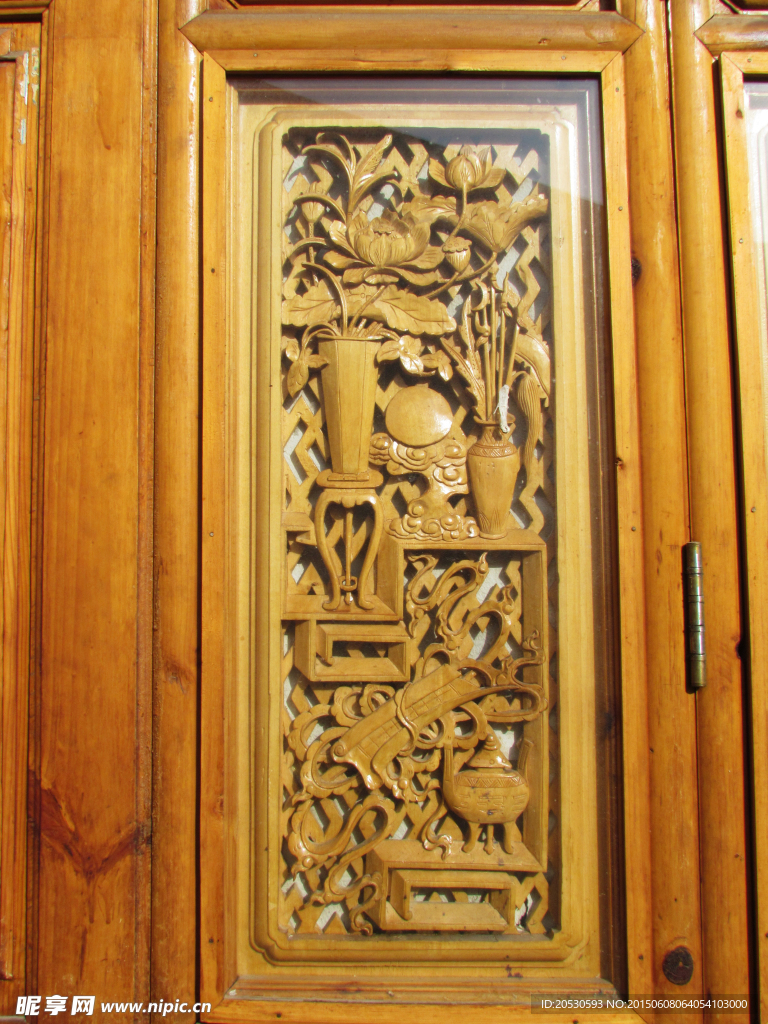 木雕门饰