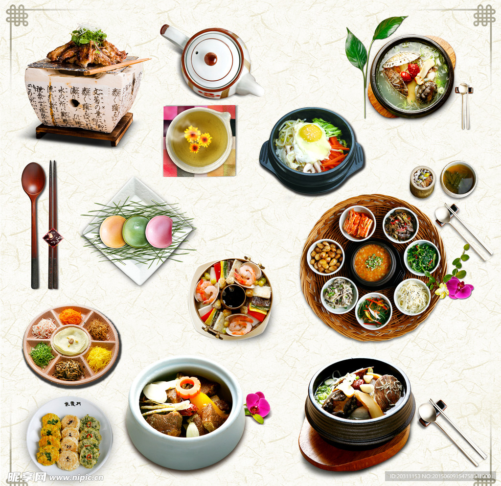韩国美食素材