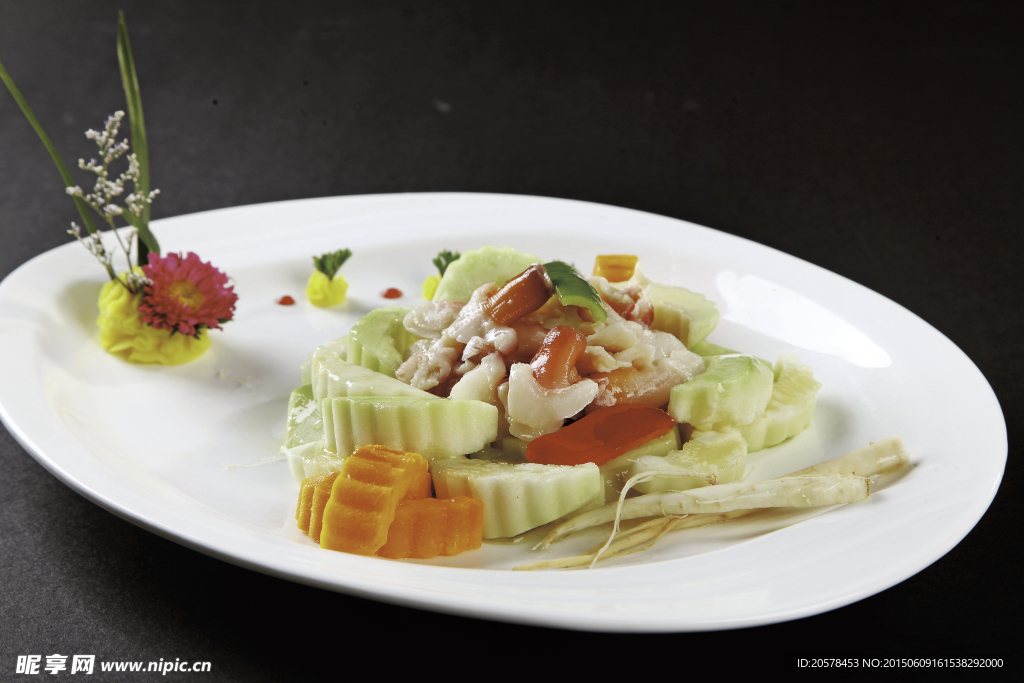 福果人参炒桂花蚌