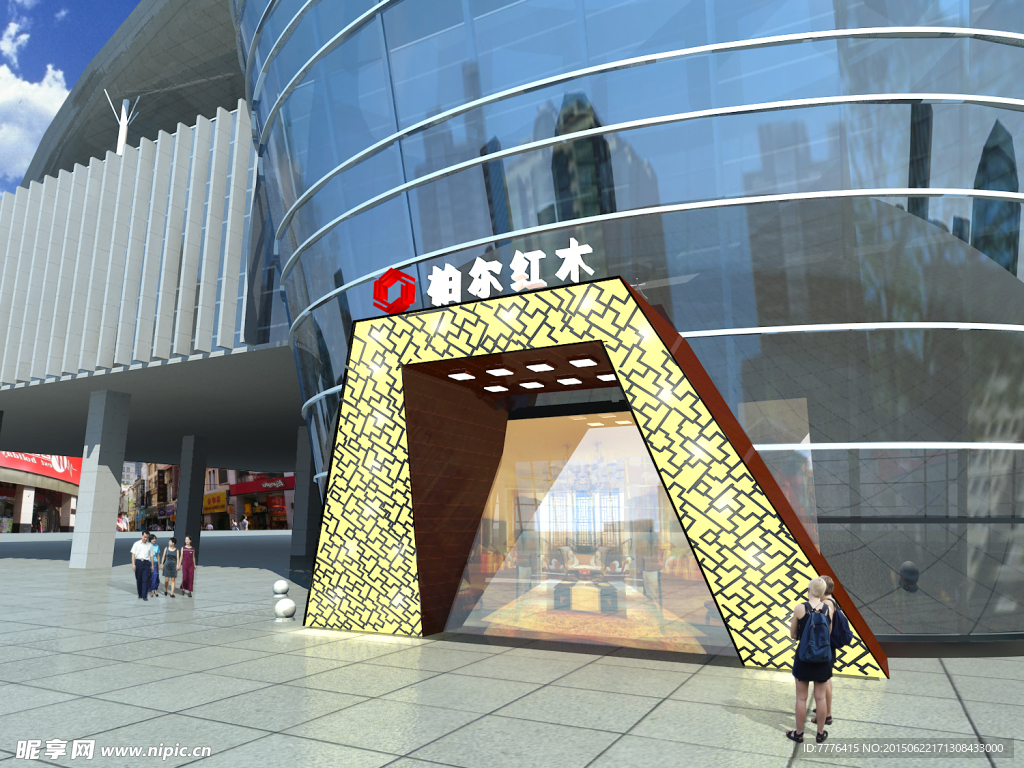 商场门面 门面设计 门面效果图