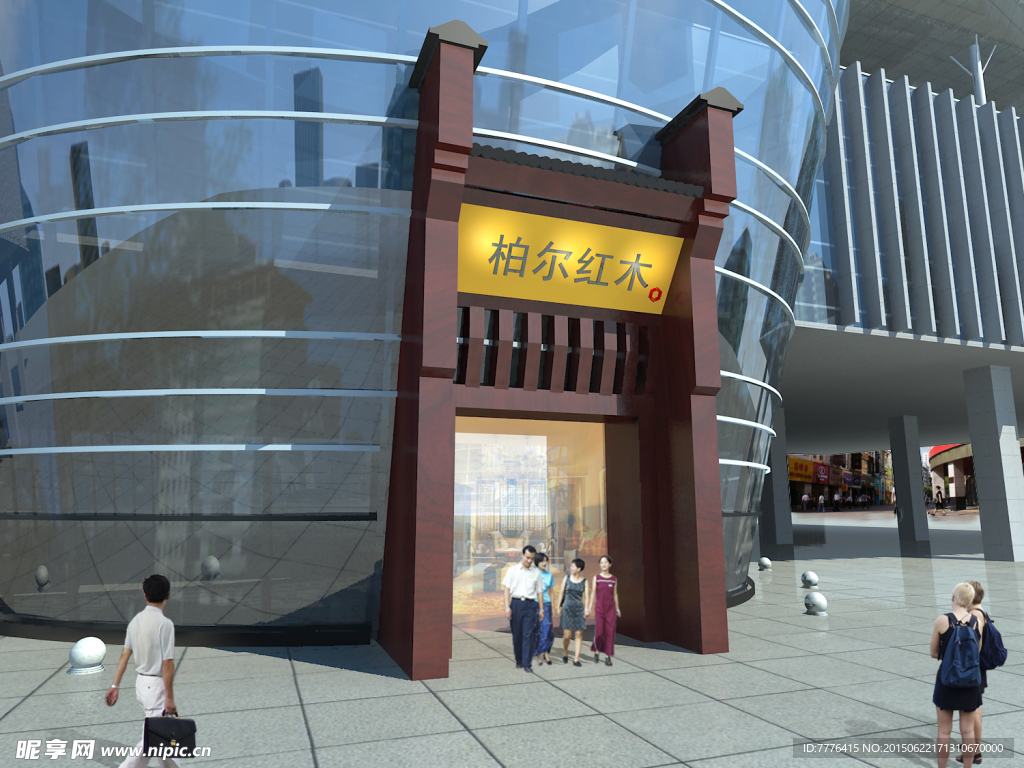 商场门面 门面设计 门面效果图
