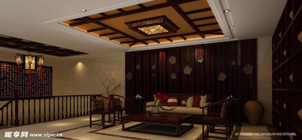 会所休息区效果图