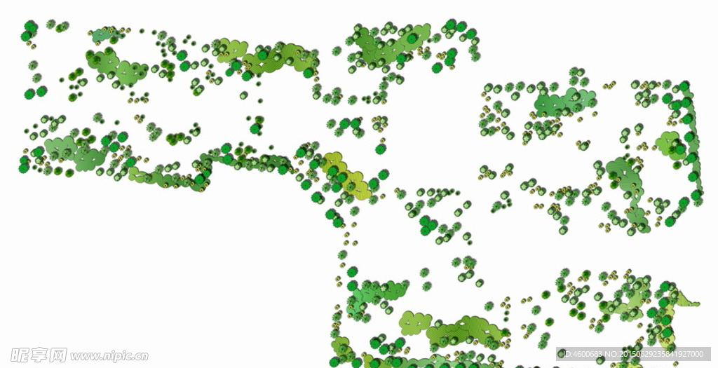 景观平面树素材