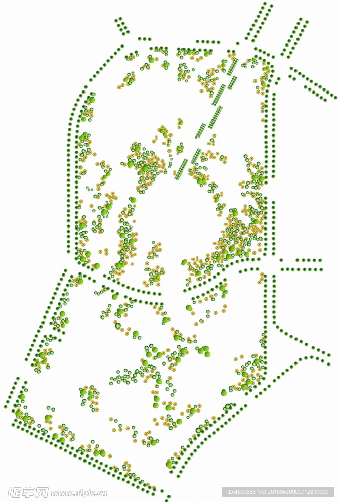 景观平面树素材