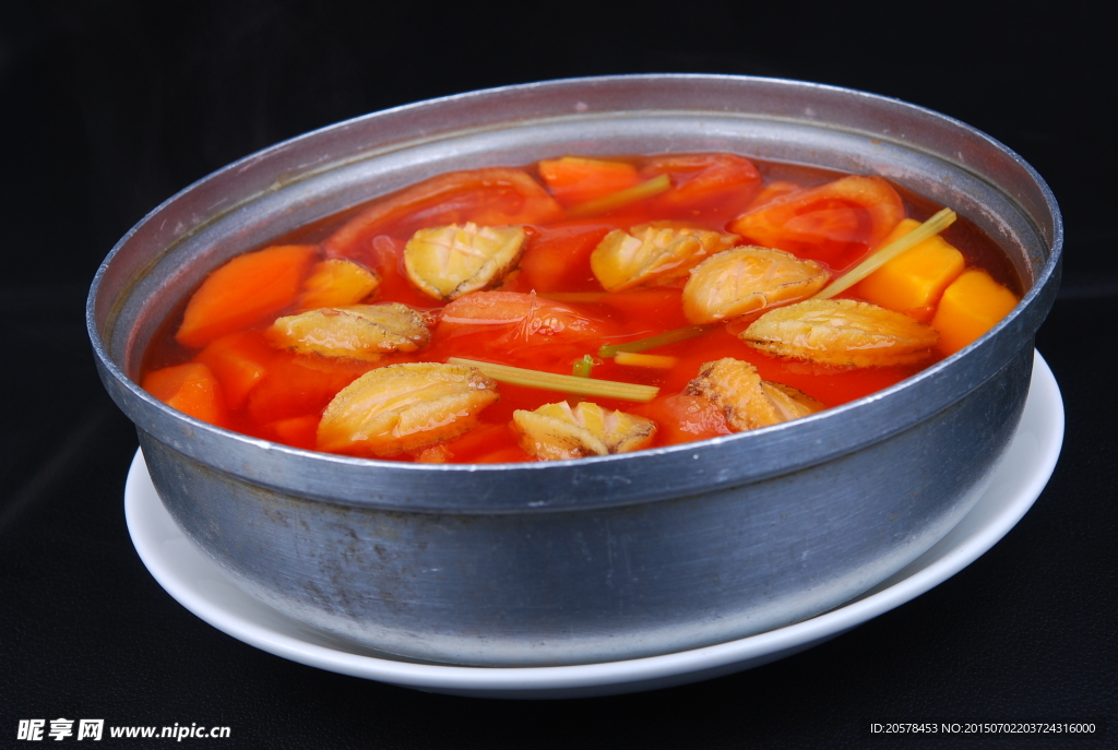 番茄木瓜煮鲍鱼仔