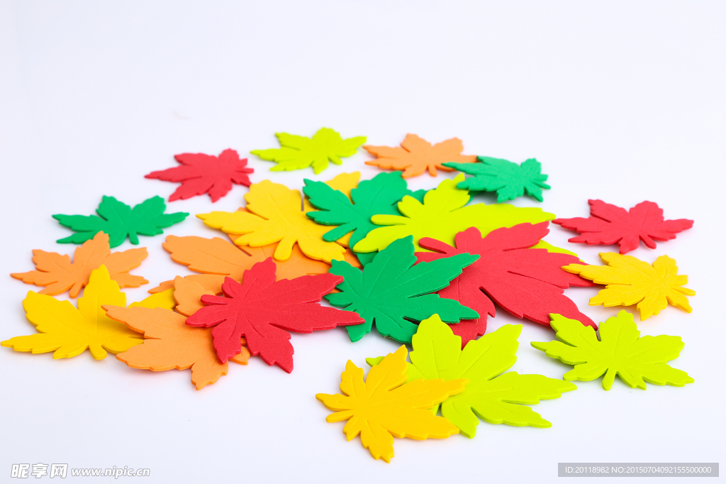 玩具 素材 叶子 红色