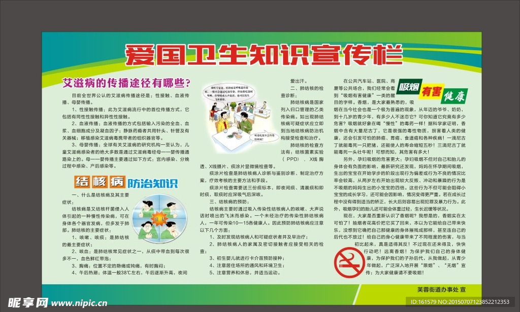 爱国卫生知识宣传栏