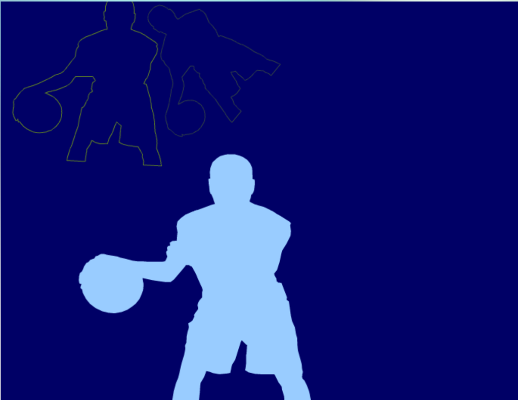 打篮球运球flash矢量动画