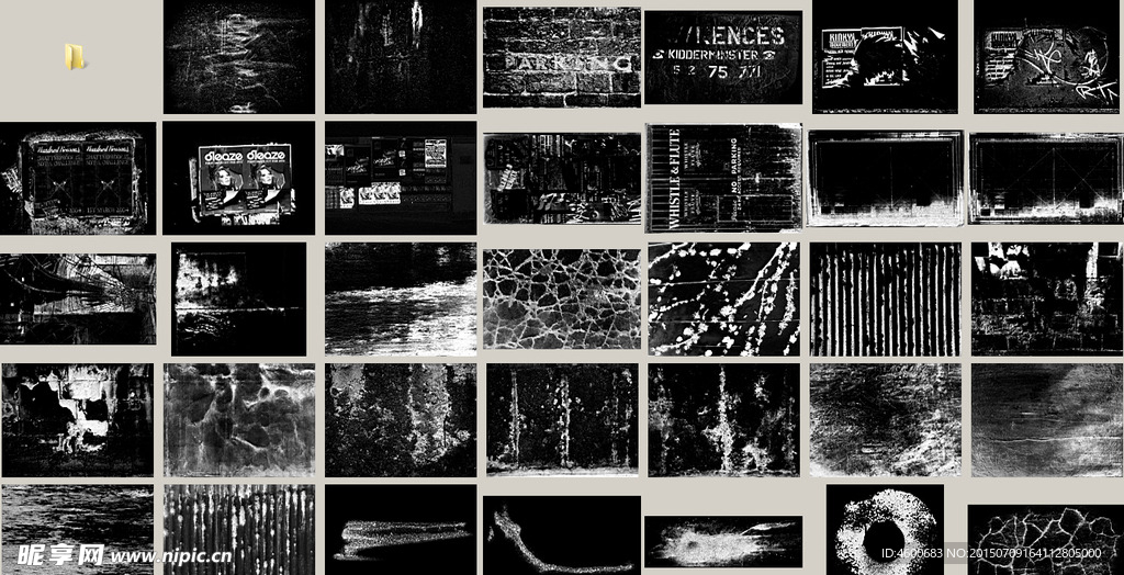 黑白灰色图片贴图素材