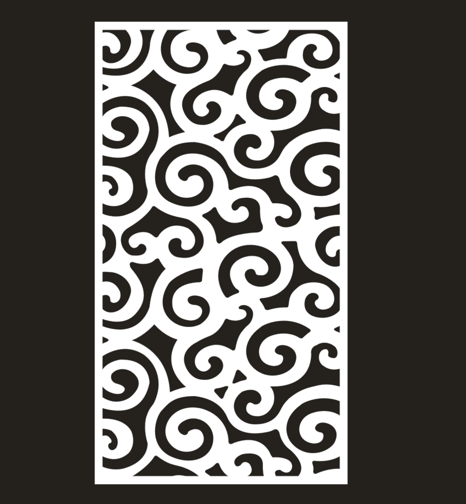 屏风隔断雕花 现代花纹