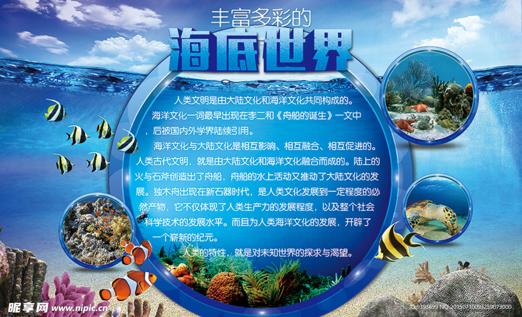 丰富多彩的海底世界