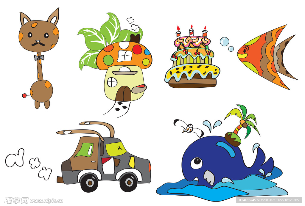 矢量卡通儿童画