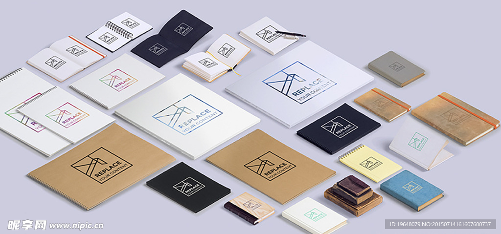 智能模板笔记本速写本牛皮本