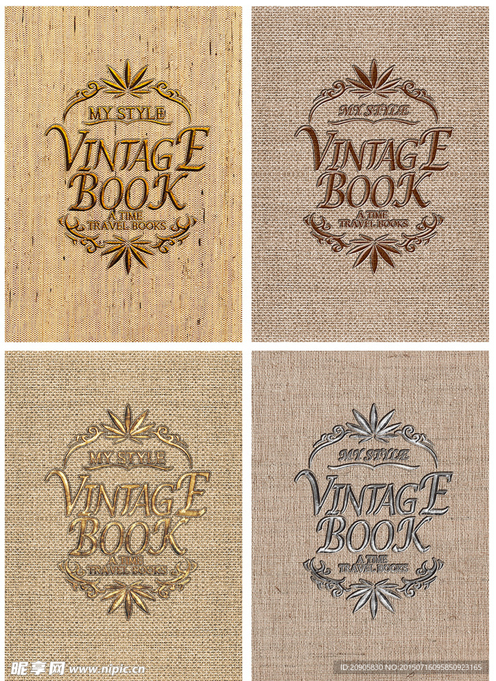 复古高清笔记本本子封面设计