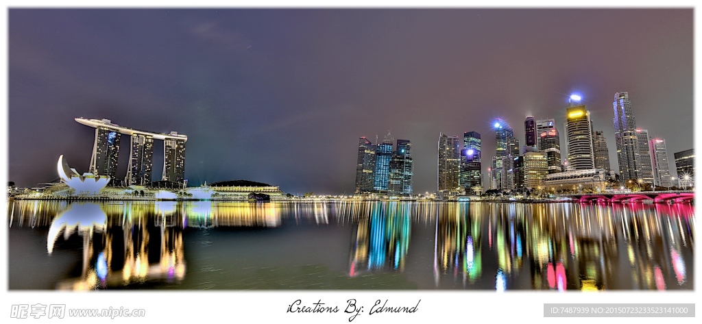 新加坡城市夜景