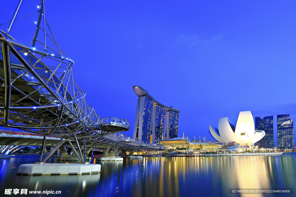 新加坡城市夜景