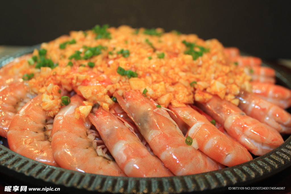 生煎元宝虾生煎元宝虾虾美食龙虾