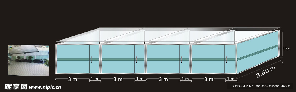 不锈钢门效果图