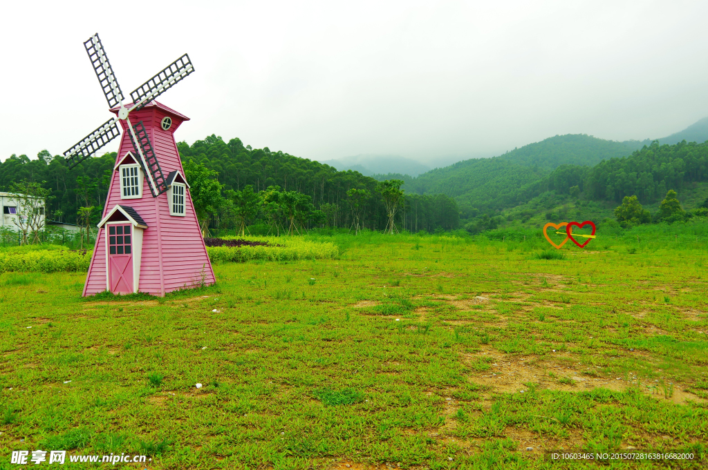 森林城堡 七彩花田