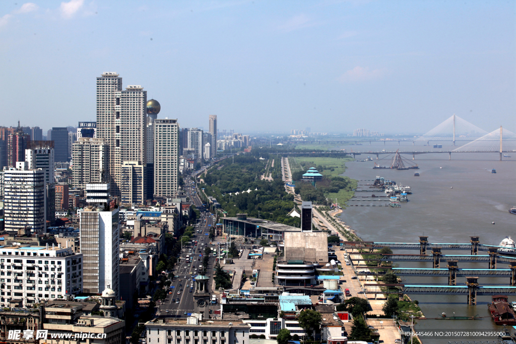 汉口沿江全景