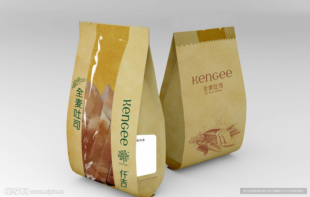 面包 吐司 塑料袋 塑料包装