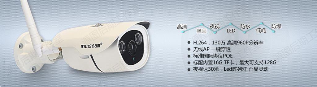 网络监控摄像机