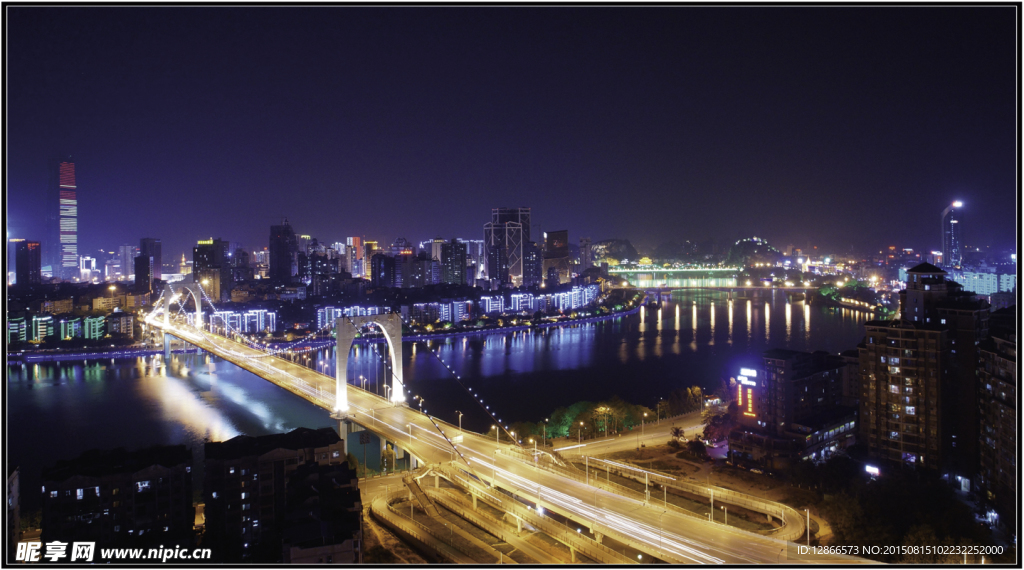 柳州红光桥夜景