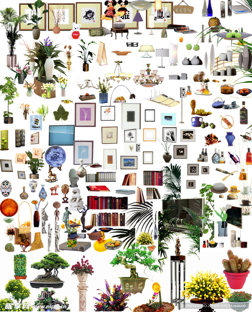 PSD格式室内装饰后期配图元素