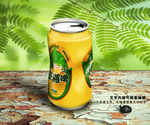 经典广氏菠萝啤酒罐味道psd源