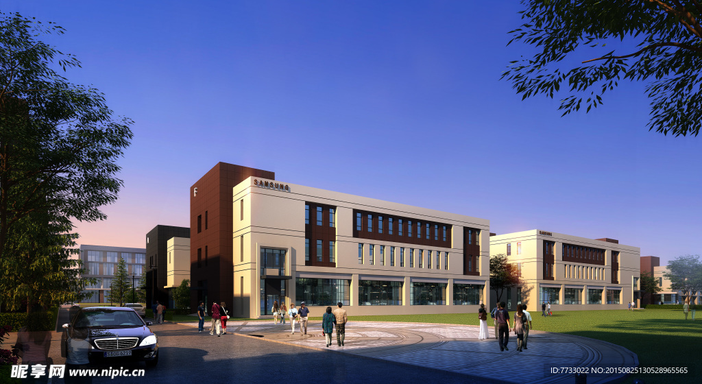 三星厂房效果图