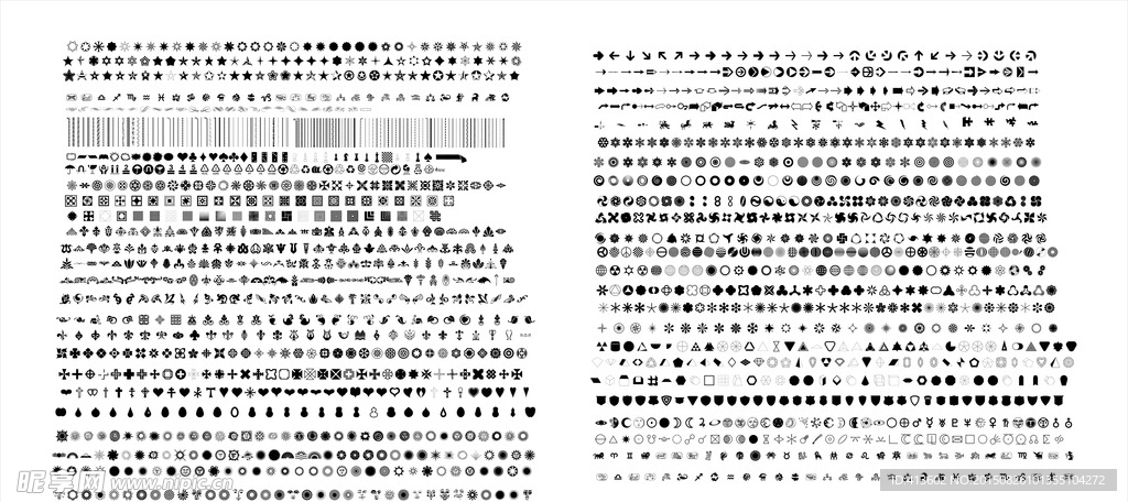 各种图案 矢量素材