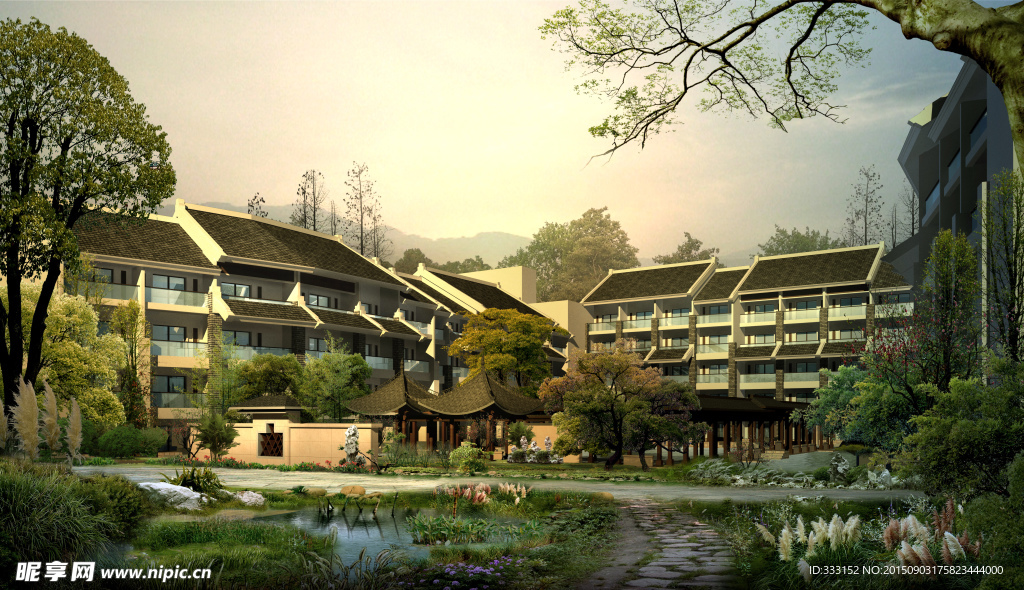 杭州西溪喜来登度假酒店效果图