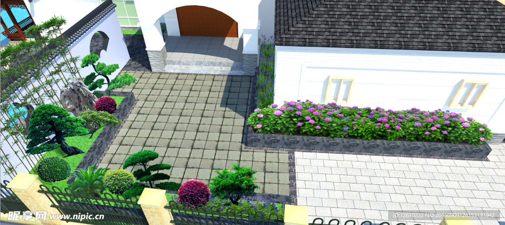 庭院景观效果图