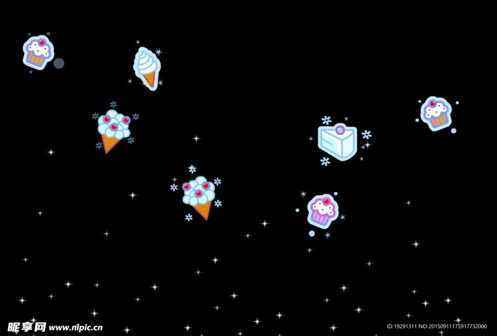 雪花动态背景视频