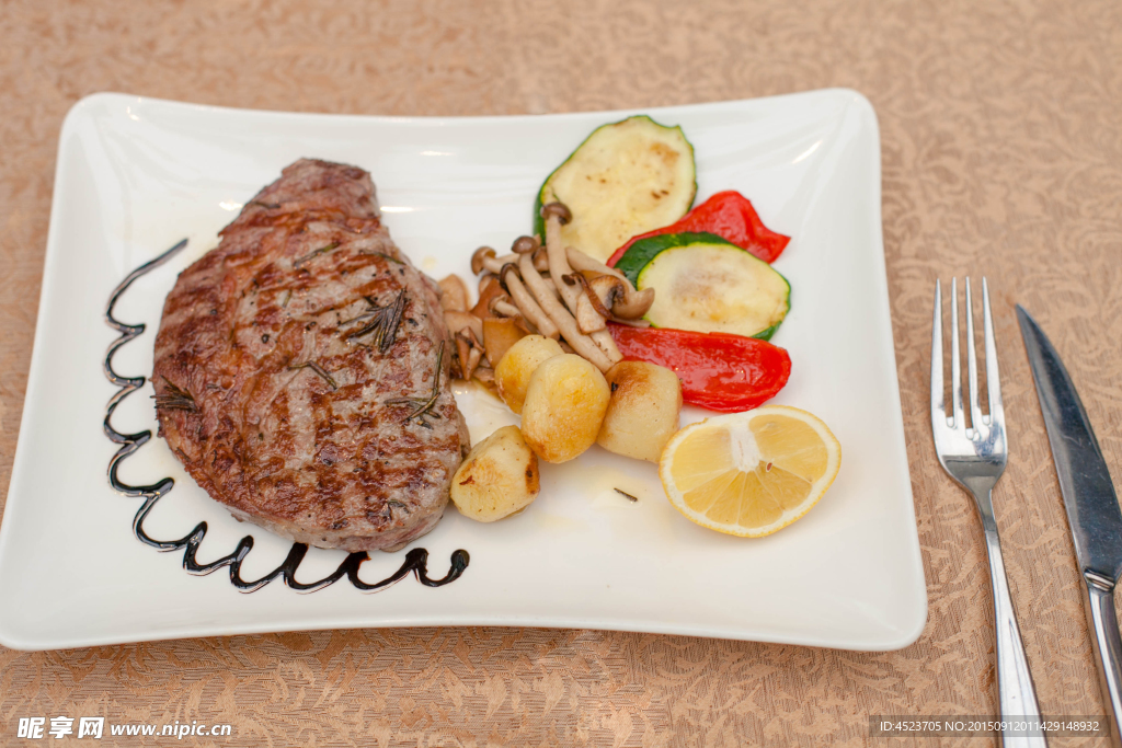 意大利菜 澳洲和牛肉眼西冷