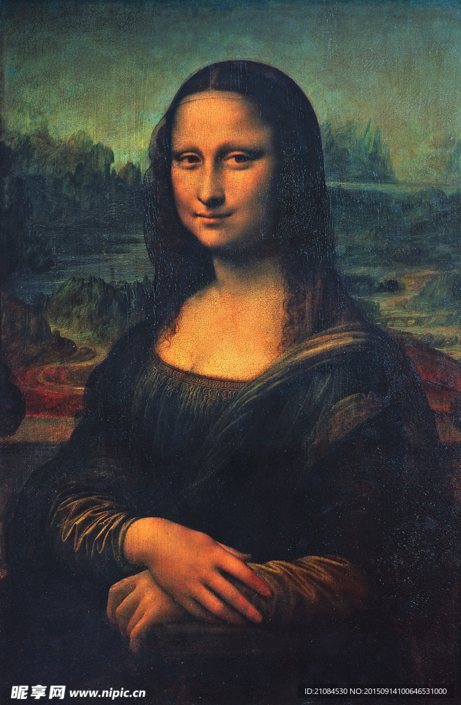 达芬奇原版蒙娜丽莎 油画