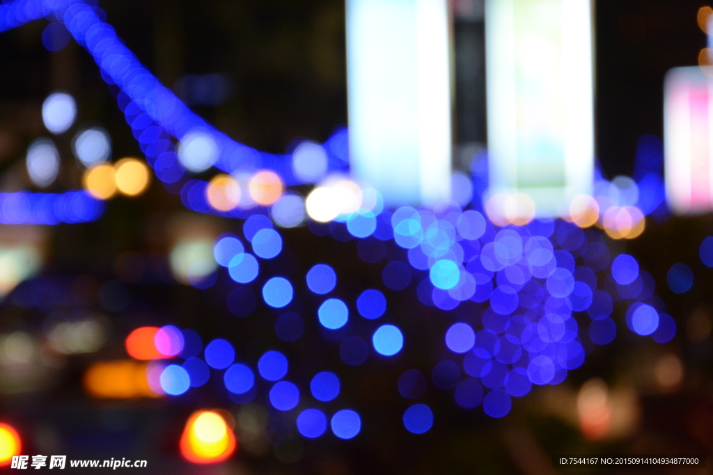 节庆室外星灯布置