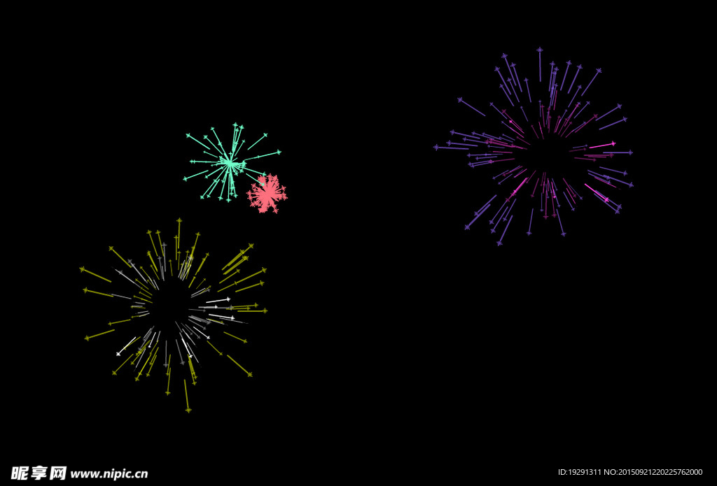 烟花动态背景视频